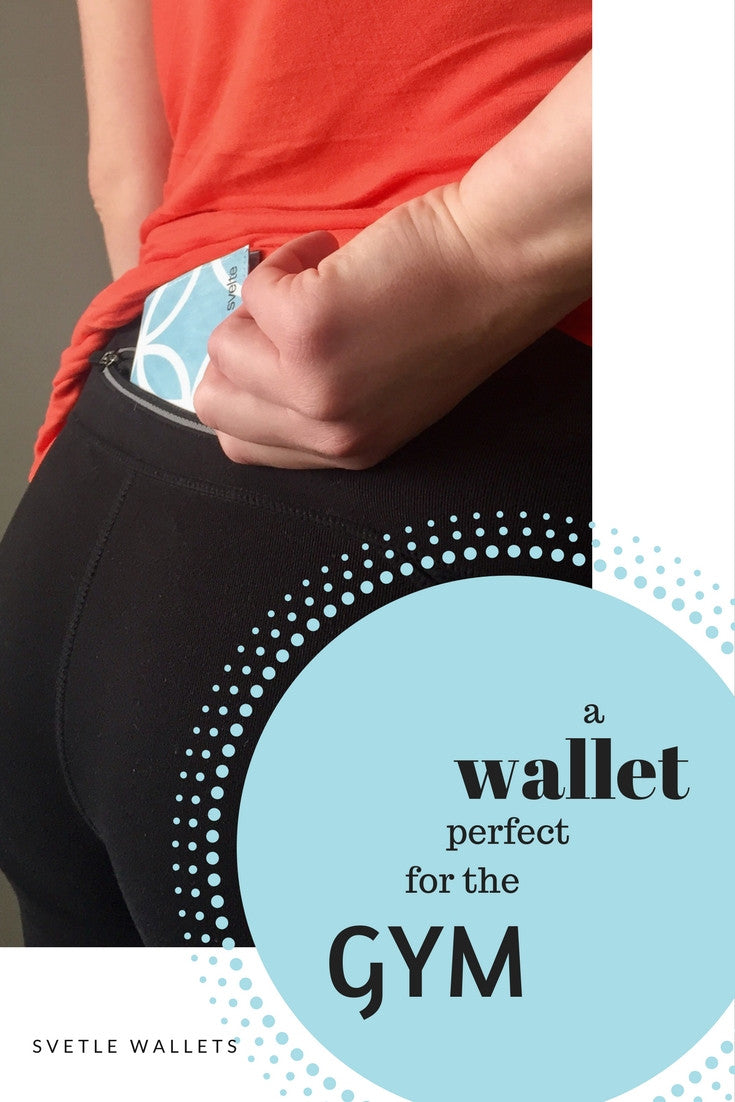 Perfect fit for the gym; tiny & waterproof wallet.